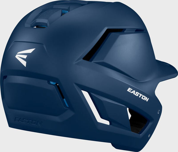 Back view of the Easton Z50 Matte Baseball Batting Helmet - Navy