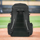 View of the back of the All Star MVP-Pro™ Player Batpack - Black