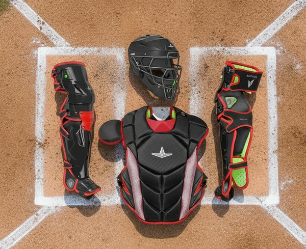 All Star MVP-Pro Series™ Youth Catching Kit - Black/Red