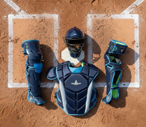 All Star MVP-Pro Series™ Youth Catching Kit - Navy/Columbia