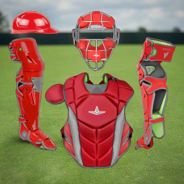 All Star MVP-Pro Series™ Adult Catching Kit - Red