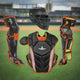 All Star MVP-Pro Series™ Adult Two Tone Catching Kit - Black/Orange