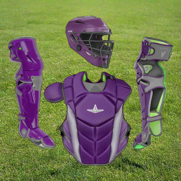 All Star MVP-Pro Series™ Adult Team Color Catching Kit - Purple/Graphite