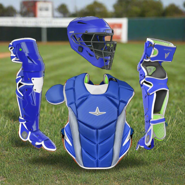 All Star MVP-Pro Series™ Adult Two Tone Catching Kit - Royal/White