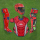 All Star MVP-Pro Series™ Adult Two Tone Catching Kit - Red/Navy