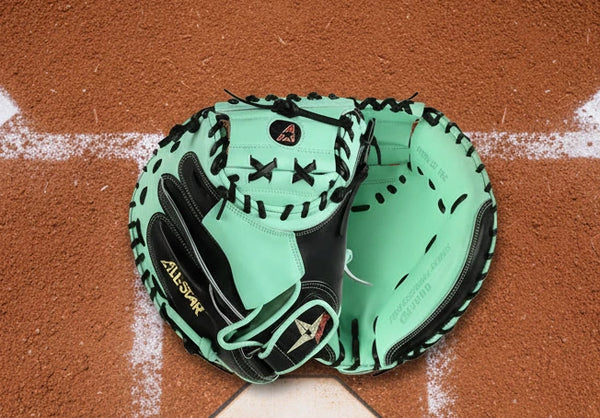 All Star Limited Pro Elite® Series 34" Baseball Catchers Mitt - Mint/Black