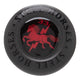 Close-up of the knob on the 2026 Combat MFG Spec-H1 Steel Horses Shadow Rider Hybrid -3 BBCOR Baseball Bat