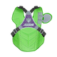 Rear view of the chest protector from the All Star MVP-Pro™ Short Fuse Series Baseball Catching Kit - Jokester