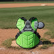 Rear view of the chest protector in the All Star MVP-Pro Series™ Youth Catching Kit 