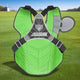 View of the inside of the chest protector on the All Star MVP-Pro Series™ Adult Team Color Catching Kit