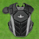 The chest protector on the All Star MVP-Pro Series™ Adult Team Color Catching Kit