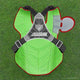 View of the inside of the chest protector on the All Star MVP-Pro Series™ Adult Two Tone Catching Kit