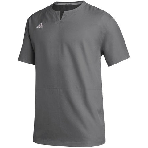 Adidas Icon Short Sleeve 1/4 Zip Men's Cage Jacket - Graphite