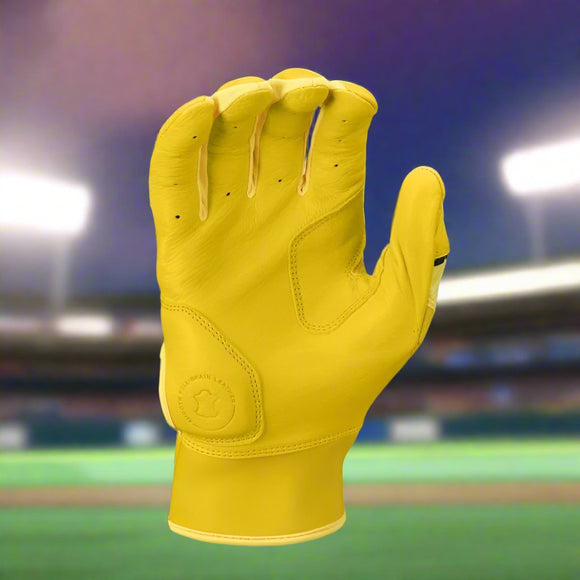 Rawlings Workhorse Batting Gloves - Yellow