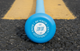 Close-up of the knob on the Marucci Asura Lux Rise -10 Fastpitch Bat
