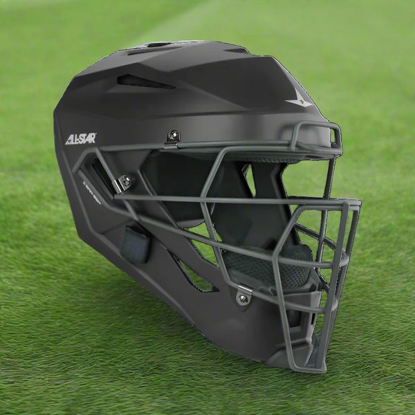 The helmet in the All Star MVP-Pro Series™ Adult Team Color Catching Kit