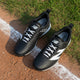 Top view of the New Balance FuelCell 4040 v8 Molded Cleats - Black/White