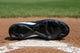 View of the sole of the New Balance FuelCell 4040 v8 Molded Cleats - Black/White
