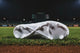 View of the sole on the New Balance FuelCell 4040 v8 Molded Cleats - White/Black