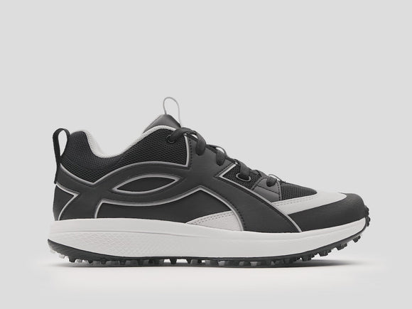 Under Armour Men's Yard Icon Turf Baseball Shoe - Black/White