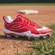 Under Armour Leadoff Icon Low RM Jr. Youth Molded Cleat - Red