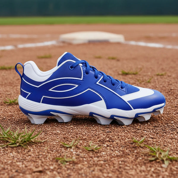 Under Armour Leadoff Icon Low RM Jr. Youth Molded Cleat - Royal