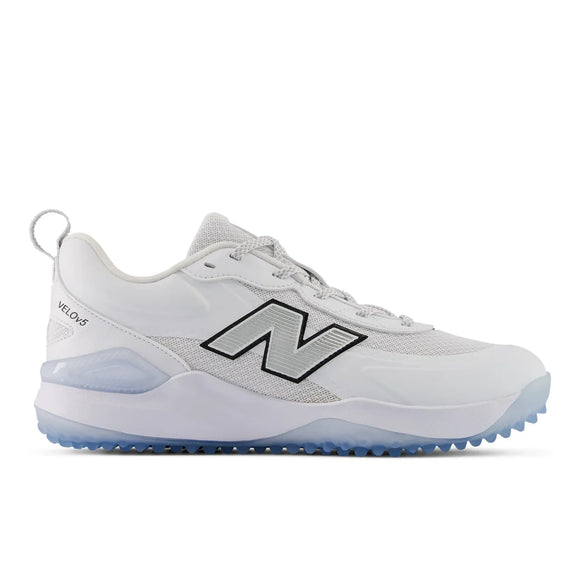 New Balance Velo v5 Women's Turf-Trainer Shoe - White/Metallic Silver