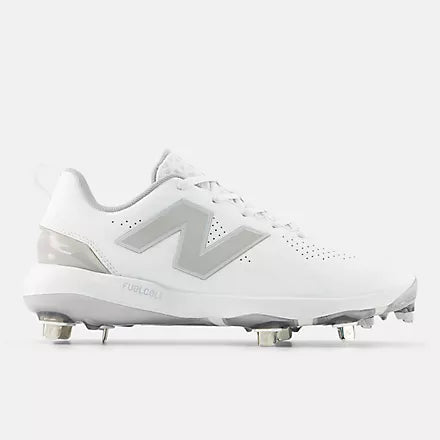 New Balance Fuse v5 Women's Metal Fastpitch Cleat - White