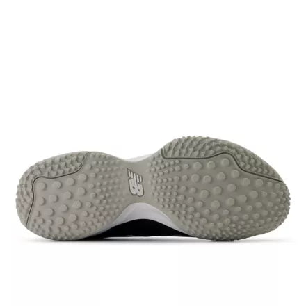 View of the sole of the New Balance Fuse v5 Women's Turf-Trainer Shoe - Black/White