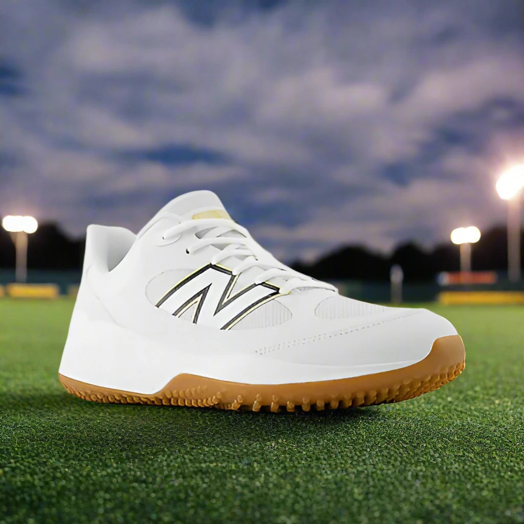 New Balance Fresh Foam 3000 v7 Men's Turf/Trainer - White with New Balance Fresh Foam 3000 v7 Men's Turf/Trainer - White with