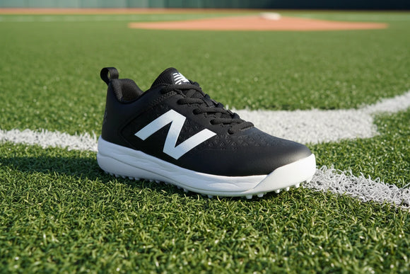 New Balance 4040 v8 Youth Turf Trainer - Black/White