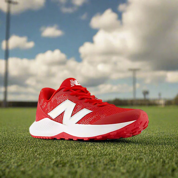 New Balance Dynasoft 4040v7 Youth Turf Trainer - Red