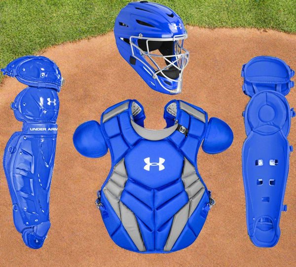 Under Armour Pro 6 Series Adult Baseball Catchers Kit - Royal