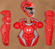 Under Armour Pro 6 Series Adult Baseball Catchers Kit - Red