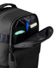 View of the accessories compartment on the Evoshield Exec 2.0 Backpack