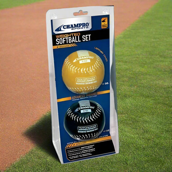 Champro Weighted Training Softballs Set - 11 oz. and 12 oz.