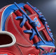Close-up of the web on the Wilson A2000 1786SS 11.5" Baseball Glove - GOTM July 2026