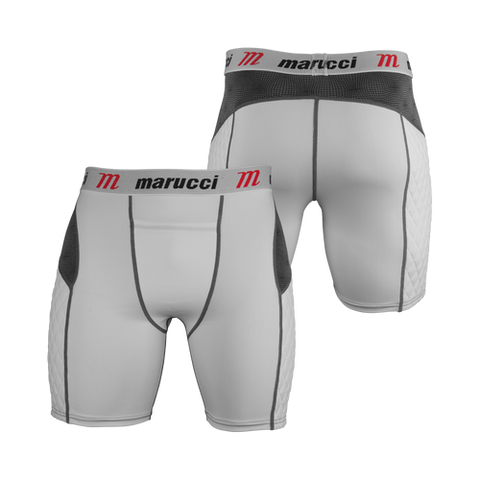 Marucci Youth Elite Padded Baseball Slider Short With Cup