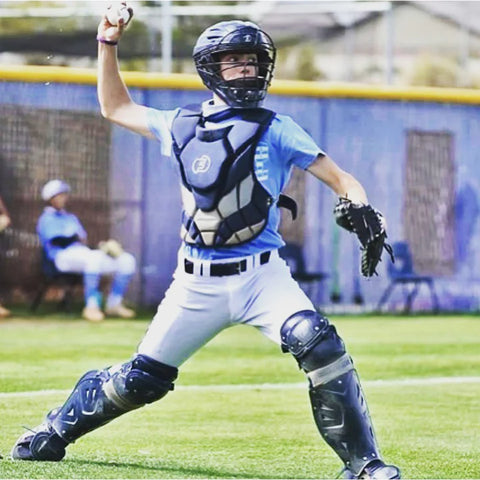 Force 3 Adult Catchers Kit with Hockey Style Mask