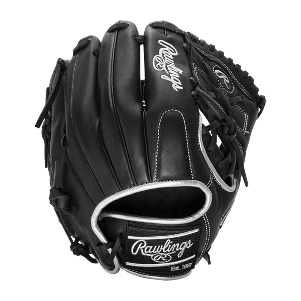 Rawlings Pro Select Series 12.5 Baseball Glove, Black/Grey, Right Hand Throw