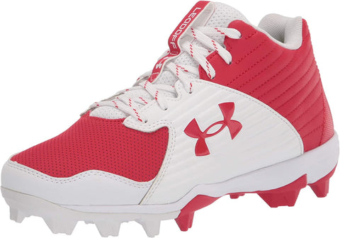 Under Armour Leadoff Low RM Molded Cleats - Red/White