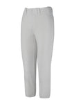 Mizuno Women's Adult Select Belted Low Rise Softball Pant #350150 - Grey