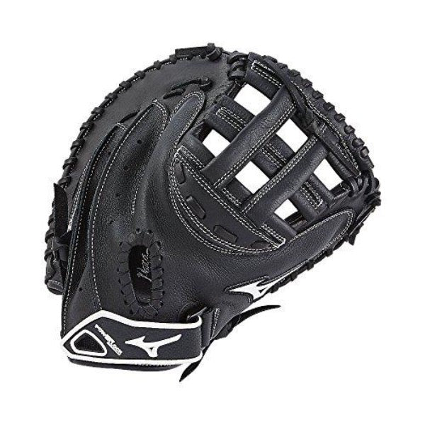 Mizuno Prospect Series Youth Baseball Catcher's Mitt, Black, 31.5