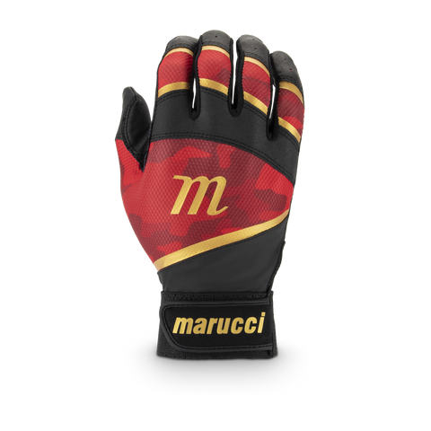 Marucci Foxtrot Tee Ball Youth Batting Glove - Black/Red