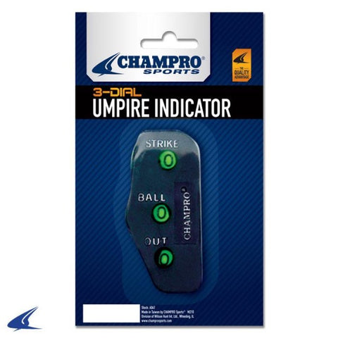 Champro 3-Dial Plastic Umpire Indicator