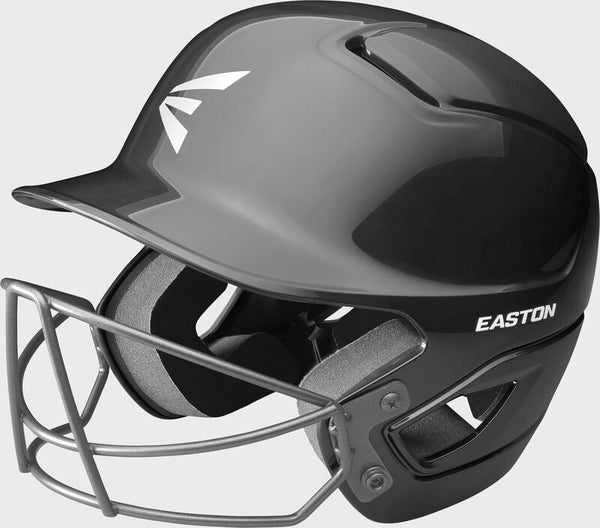 Easton Alpha T-Ball Batting Helmet with Mask - Black