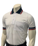 Smitty Short Sleeve Umpire Shirt - White BBS300