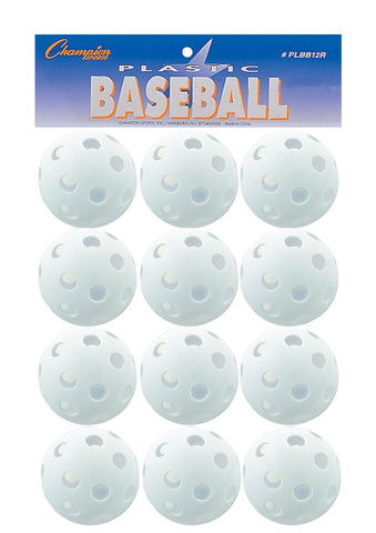 PLBB Plastic Wiffle Baseball