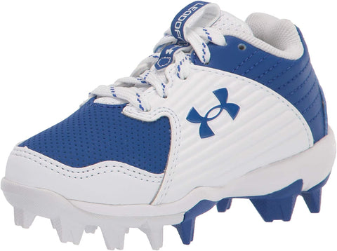Under Armour Leadoff Low RM Jr. Youth Molded Cleat - Royal/White