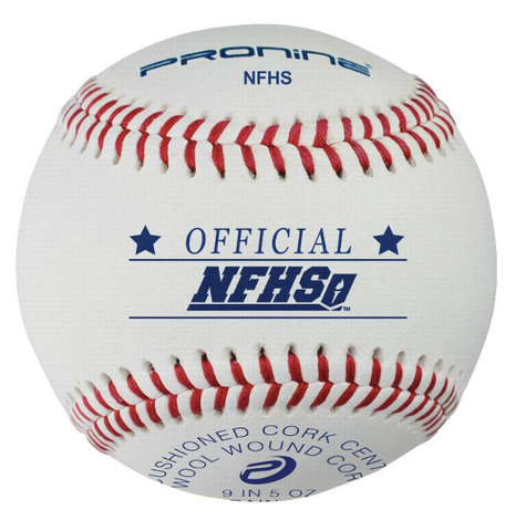 PRONINE NFHS NOCSAE Stamp Baseballs